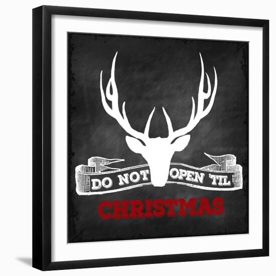 Do Not Open Until Christmas-null-Framed Giclee Print