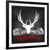 Do Not Open Until Christmas-null-Framed Giclee Print