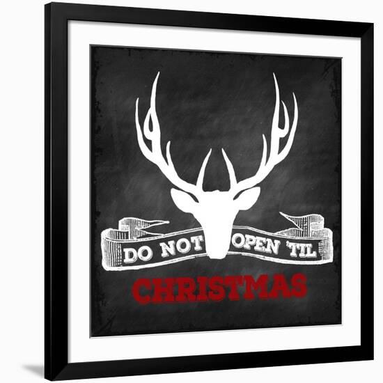 Do Not Open Until Christmas-null-Framed Giclee Print