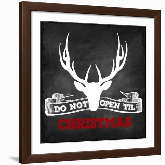 Do Not Open Until Christmas-null-Framed Giclee Print