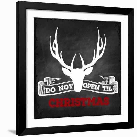 Do Not Open Until Christmas-null-Framed Giclee Print