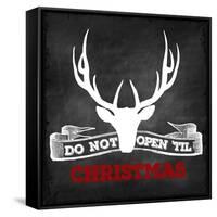 Do Not Open Until Christmas-null-Framed Stretched Canvas