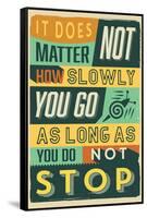 Do Not Stop-Vintage Vector Studio-Framed Stretched Canvas