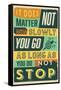 Do Not Stop-Vintage Vector Studio-Framed Stretched Canvas