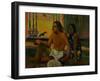 Do Not Work, Tahitians in a Room, 1896-Paul Gauguin-Framed Giclee Print