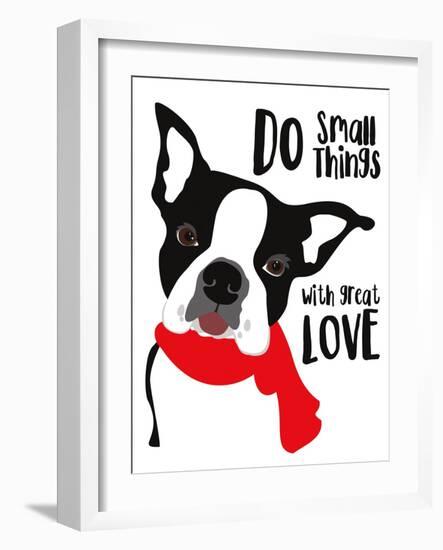 Do Small Things with Great Love-Ginger Oliphant-Framed Art Print