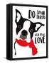 Do Small Things with Great Love-Ginger Oliphant-Framed Stretched Canvas