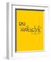 Do Something Awesome Today 1-NaxArt-Framed Premium Giclee Print