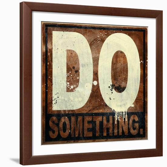 Do Something-Daniel Bombardier-Framed Giclee Print