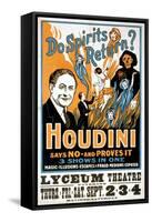 Do Spirits Return? Houdini Says No-null-Framed Stretched Canvas