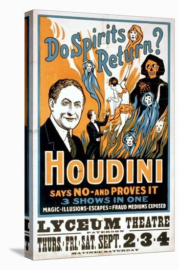 Do Spirits Return? Houdini Says No-null-Stretched Canvas