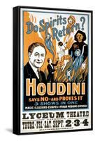 Do Spirits Return? Houdini Says No-null-Framed Stretched Canvas