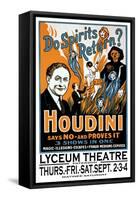 Do Spirits Return? Houdini Says No-null-Framed Stretched Canvas