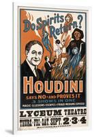 Do Spirits Return?, Houdini-null-Framed Giclee Print