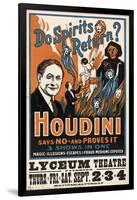 Do Spirits Return?, Houdini-null-Framed Giclee Print