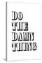 Do The Damn Thing-null-Stretched Canvas