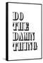 Do The Damn Thing-null-Framed Stretched Canvas