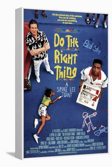 Do the Right Thing [1989], directed by SPIKE LEE.-null-Framed Stretched Canvas