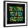 Do the Thing in Color-Jamie MacDowell-Framed Art Print