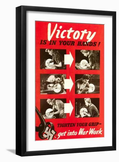 Do War Work-null-Framed Art Print