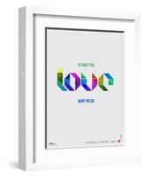 Do What You Love What You Do Poster-NaxArt-Framed Art Print