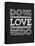 Do What You Love-null-Framed Stretched Canvas