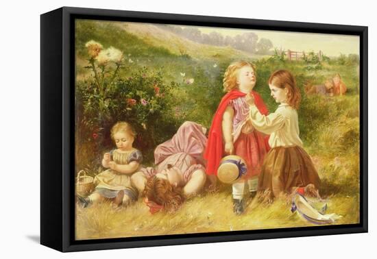 Do You Like Butter?-Myles Birket Foster-Framed Stretched Canvas
