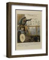 Do You Want Gold, Money, Diamonds Millions and Billions ? Come Closer and Help Yourself...-Honore Daumier-Framed Giclee Print