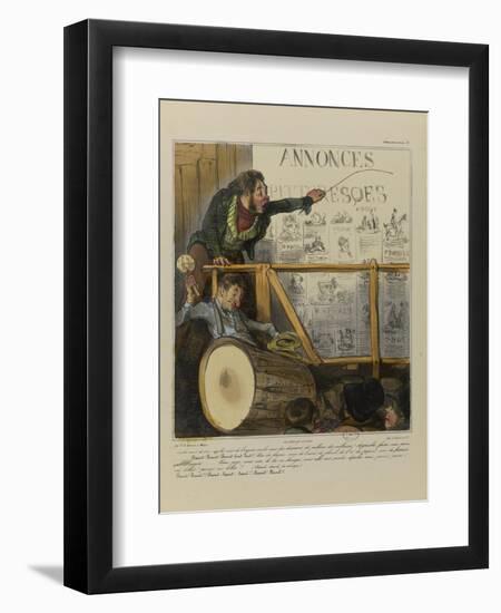 Do You Want Gold, Money, Diamonds Millions and Billions ? Come Closer and Help Yourself...-Honore Daumier-Framed Giclee Print