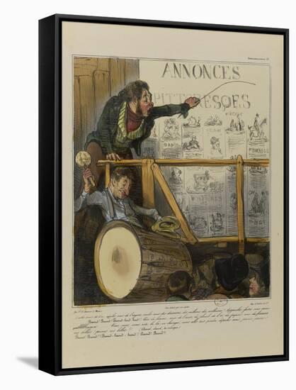 Do You Want Gold, Money, Diamonds Millions and Billions ? Come Closer and Help Yourself...-Honore Daumier-Framed Stretched Canvas