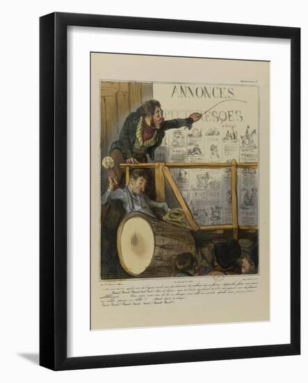 Do You Want Gold, Money, Diamonds Millions and Billions ? Come Closer and Help Yourself...-Honore Daumier-Framed Giclee Print