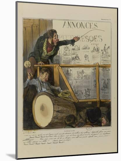 Do You Want Gold, Money, Diamonds Millions and Billions ? Come Closer and Help Yourself...-Honore Daumier-Mounted Giclee Print