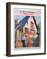 Do You Want, Like These Lucky Fellows, to Become a House Owner?-null-Framed Giclee Print