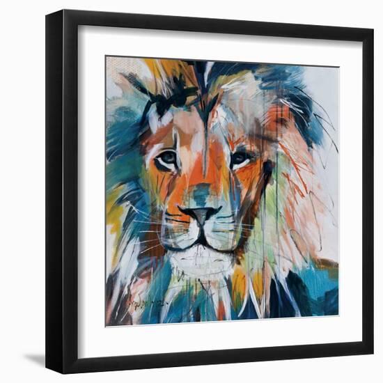 Do You Want My Lions Share-Angela Maritz-Framed Giclee Print