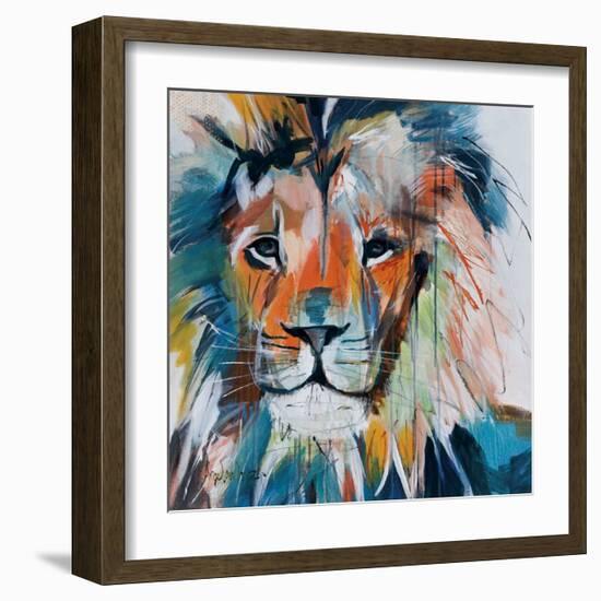 Do You Want My Lions Share-Angela Maritz-Framed Giclee Print