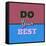 Do Your Best 1-Lorand Okos-Framed Stretched Canvas