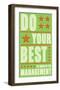 Do Your Best-John Golden-Framed Art Print