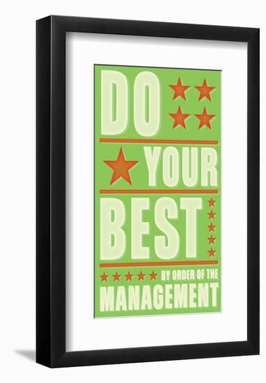 Do Your Best-John Golden-Framed Giclee Print