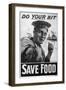 Do Your Bit - Save Food, Food Economy Poster, First World War, 1917-M Randall-Framed Giclee Print