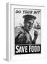 Do Your Bit - Save Food, Food Economy Poster, First World War, 1917-M Randall-Framed Giclee Print