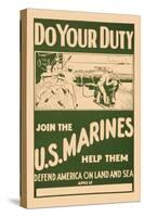 Do your Duty, Join the U.S. Marines-null-Stretched Canvas