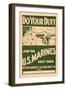 Do your Duty, Join the U.S. Marines-null-Framed Art Print