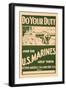 Do your Duty, Join the U.S. Marines-null-Framed Art Print
