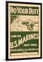 Do your Duty, Join the U.S. Marines-null-Framed Art Print