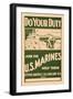 Do your Duty, Join the U.S. Marines-null-Framed Art Print