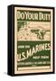 Do your Duty, Join the U.S. Marines-null-Framed Stretched Canvas