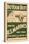 Do your Duty, Join the U.S. Marines-null-Stretched Canvas