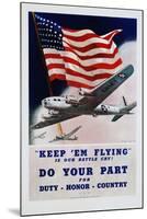 Do Your Part Poster-Dan V. Smith and Albro F. Downe-Mounted Giclee Print