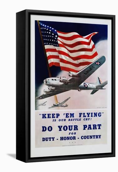 Do Your Part Poster-Dan V. Smith and Albro F. Downe-Framed Stretched Canvas