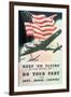 Do Your Part, US 2nd World War Poster, Anon, C.1942-null-Framed Giclee Print